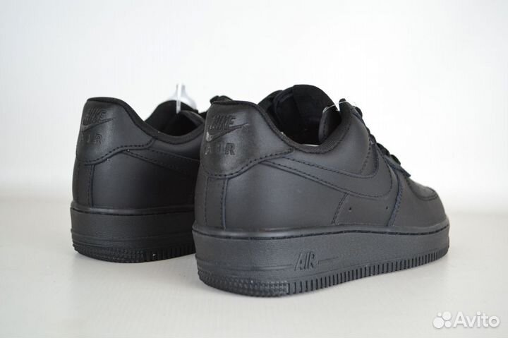 Кроссовки Nike air force 1 черные