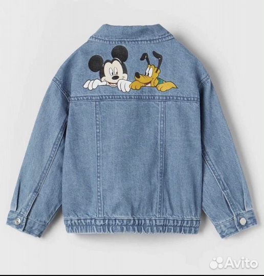 Джинсовая куртка zara для девочки 134-140 см