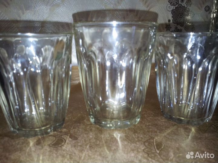 Стаканы фиалка грань, новые