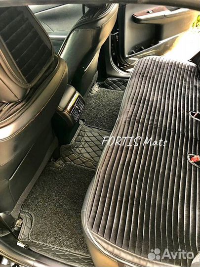 3d коврики из экокожи toyota camry V50