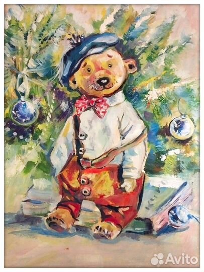 Картина маслом на худ. картоне