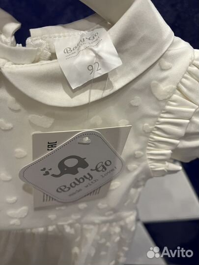 Новое платье на девочку-92р