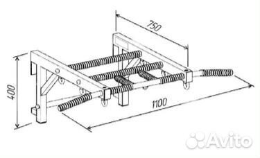 Турник на шведскую стенку Рукоход