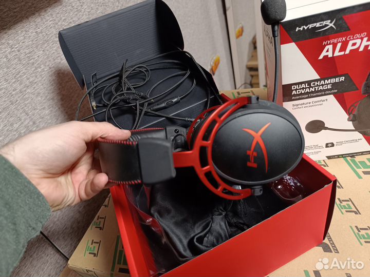 Проводная гарнитура HyperX Cloud Alpha HX-hsca-RD