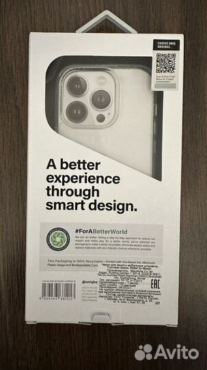 Чехол uniq на iPhone 14 pro прозрачный оригинал