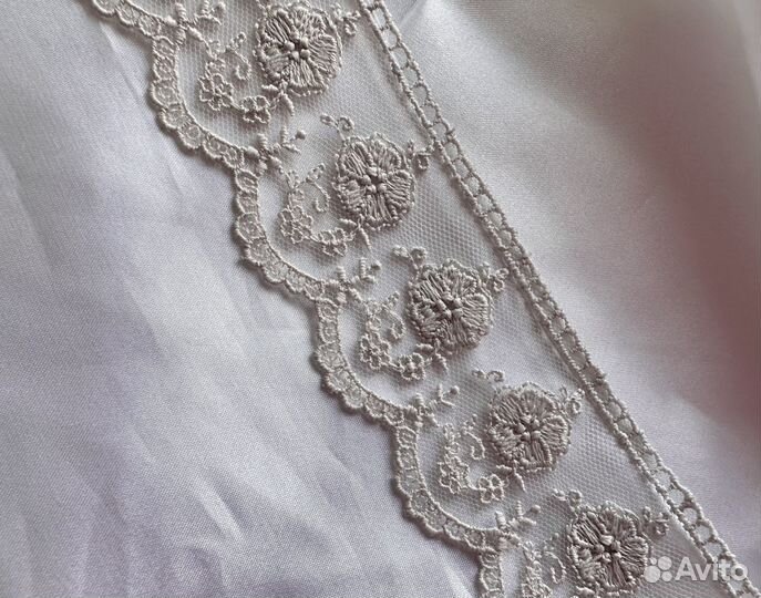 Кружево вышивка на сетке 4,5 см элегантное серое