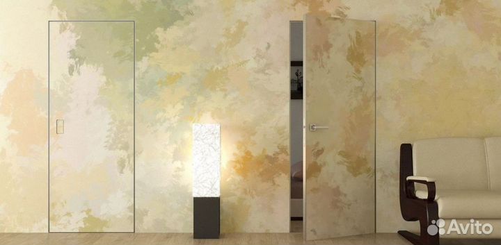 Скрытая дверь под отделку