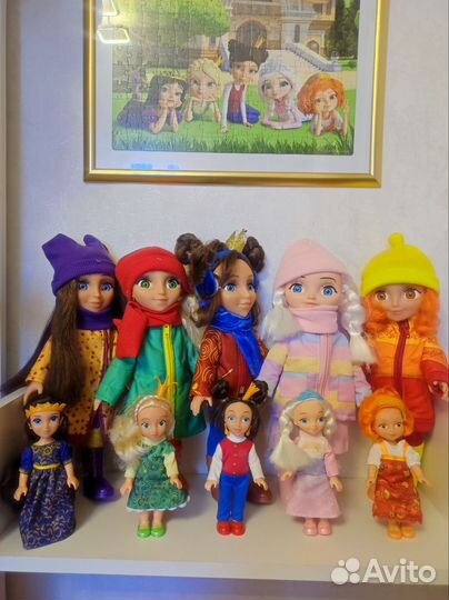 Куклы Царевны 32см