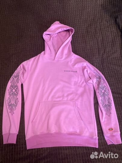 Худи Chrome Hearts розовое