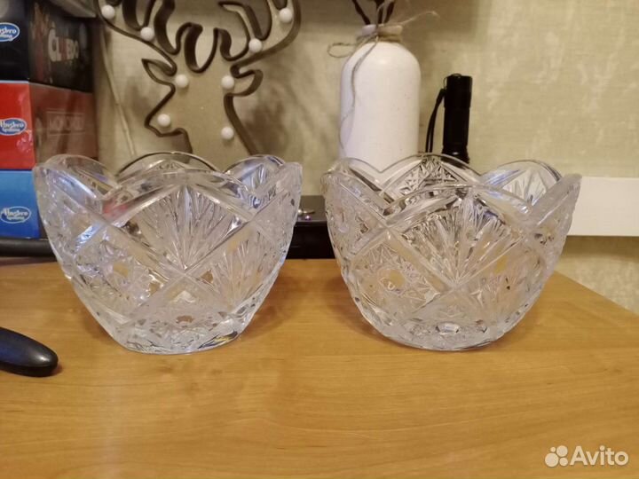 Ваза хрусталь
