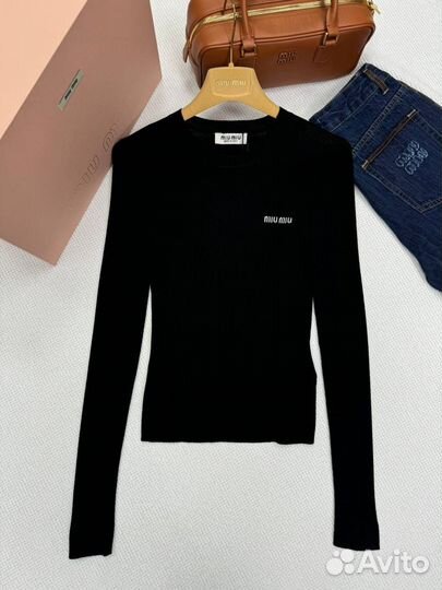 Лонгслив Miu Miu