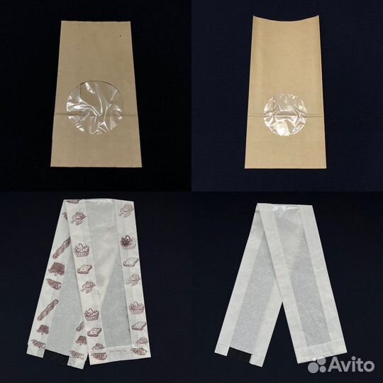 Бумажные пакеты с окном