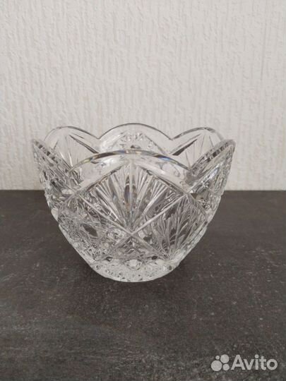 Салатник хрустальный