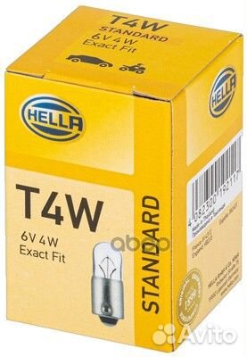 Лампа T4W 8GP002067061 hella