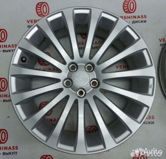 Диски оригинальные Subaru R18 5/100 цо 56.1
