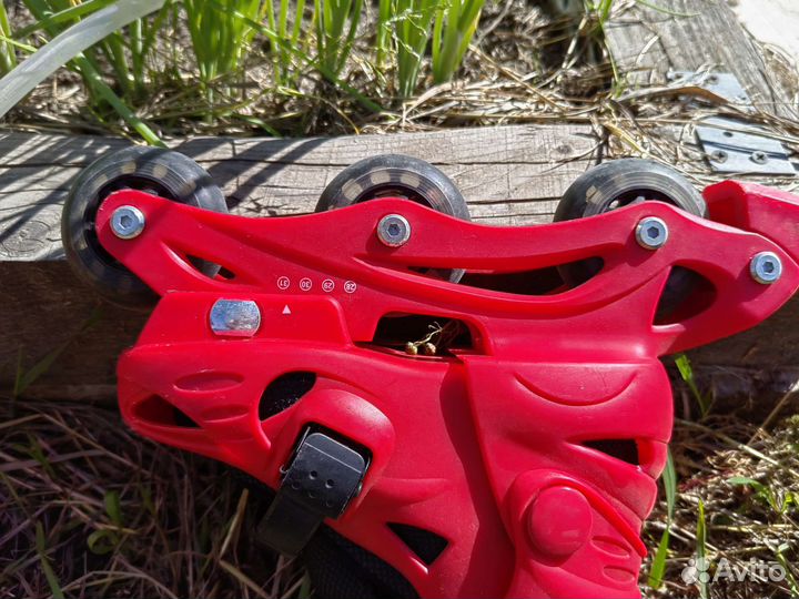 Роликовые коньки детские раздвижные