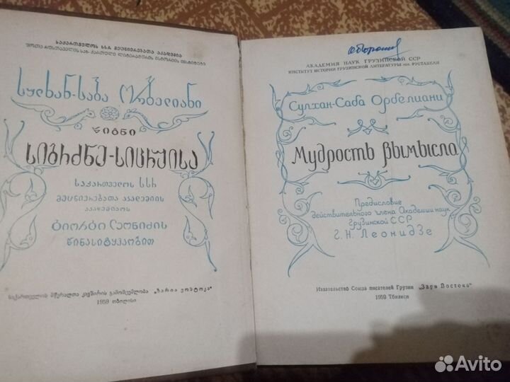 Мудрость вымысла Сулхан-Саба Орбилиани