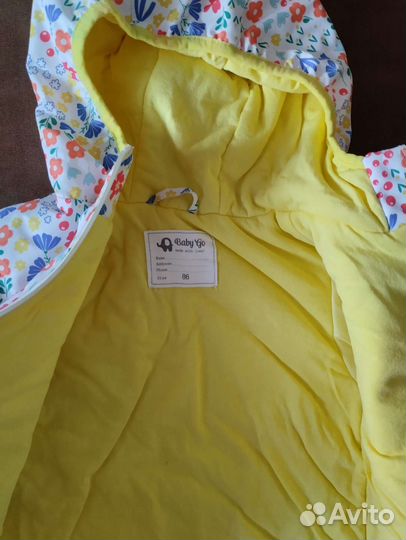 Куртка облегченная для девочки 86