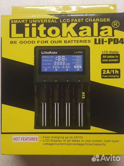 Liitokala Lii PD4 зарядное устройство 18650