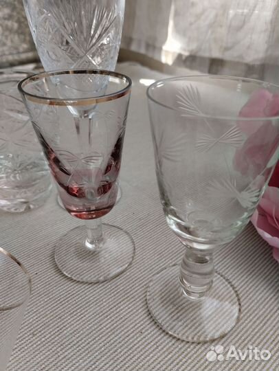 Рюмки и блюдца СССР