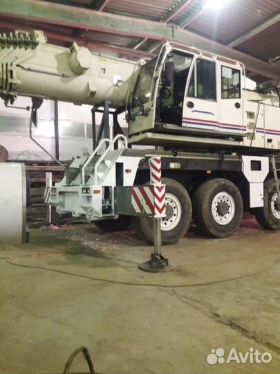 Аренда и услуги автокрана, 60 т, 50 м, с гуськом 15 м