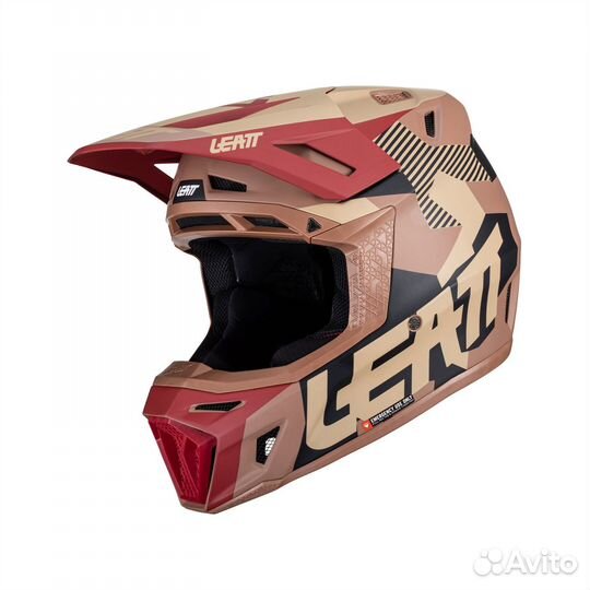 Комплект Шлем Leatt Helmet Kit Moto 8.5 RubyStone