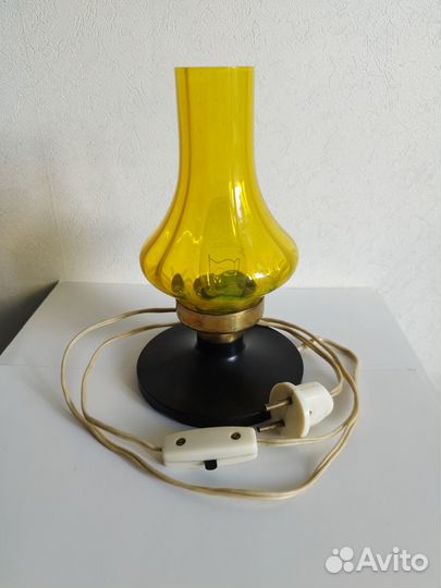 Лампа ночник Красный май СССР