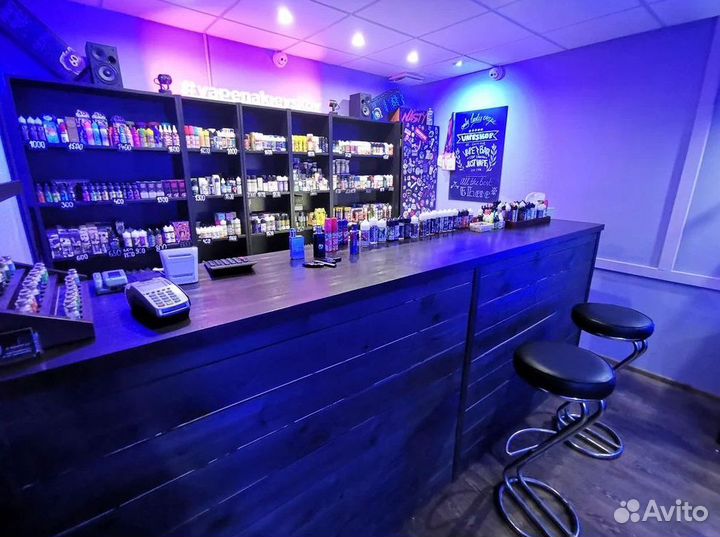 Готовый бизнес: табачный магазин с вейпами