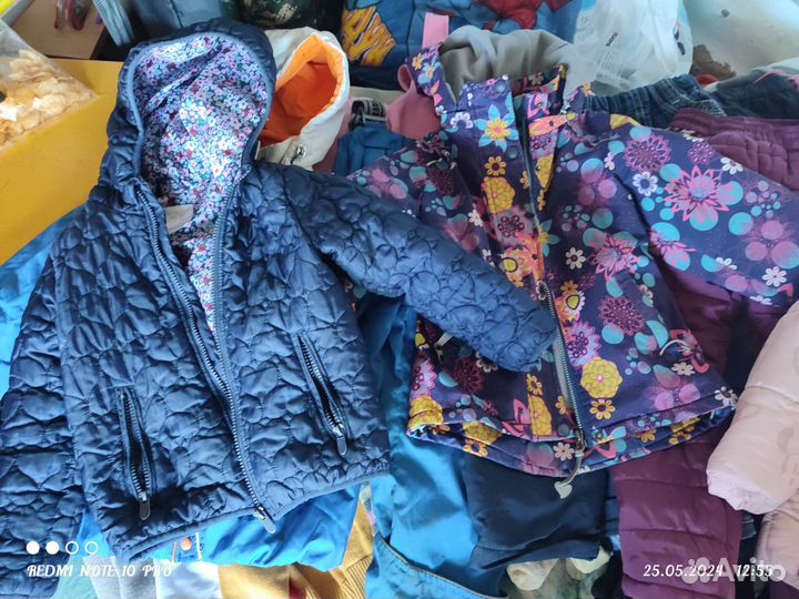 Большой пакет вещей на девочку