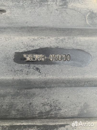 Защита заднего бампера Toyota Avensis 250