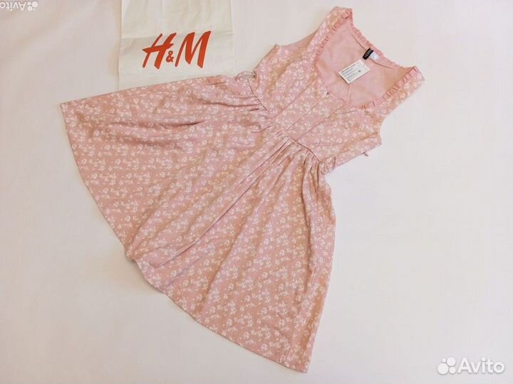 Сарафан hm новый 44 46 хлопок