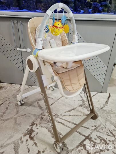 Стульчик для кормления happy baby berny v2+дуга