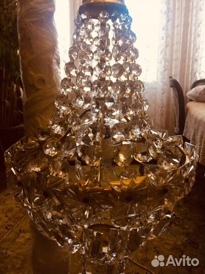 Люстра хрустальная чехия