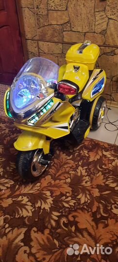 Детский электро мотоцикл б/у