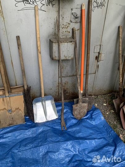 Садовый инструмент СССР Лопата, Метла, Ледоруб