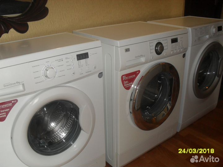 Стиральные машины LG, samsung, Bosch и др