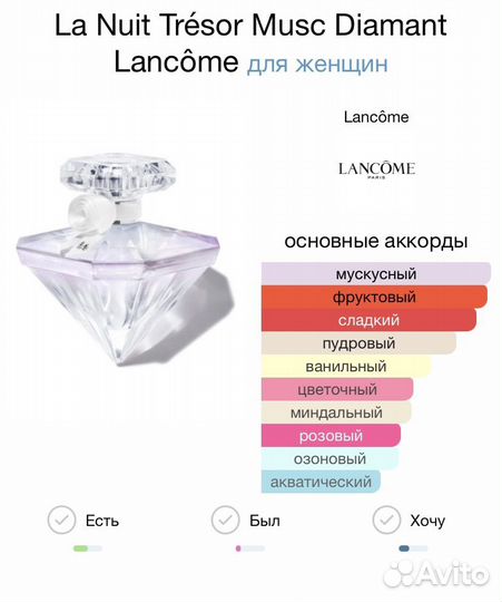 Парфюм женский Lancome La Nuit Musc Diamant