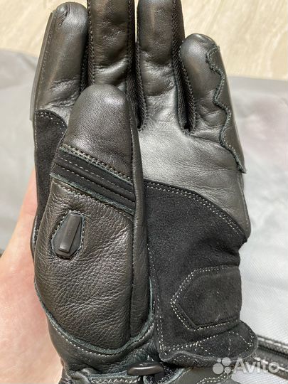 Мотоперчатки кожаные