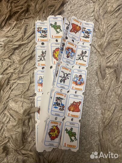 Билетики для редемпшен автоматов