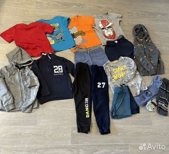 Вещи пакетом на мальчика 104