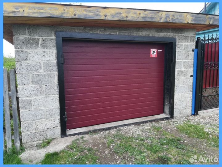 Автоматические секционные гаражные ворота
