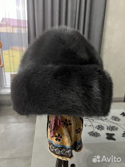 Шапка зимняя норковая женская