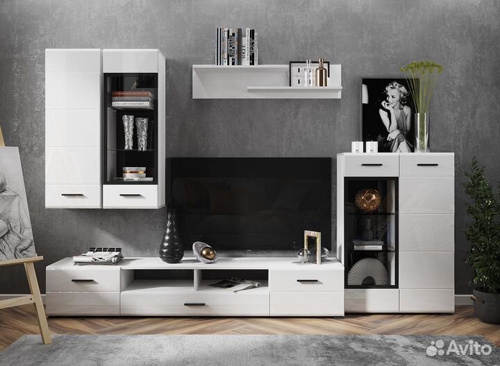 Тумба под тв gloss-нк 200 см (0071660729)