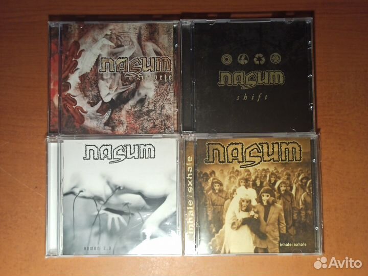 4 cd аудио диска Nasum. Лицензия