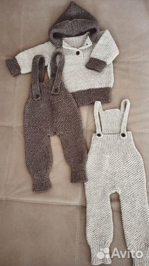 Вязаный костюм 62-74