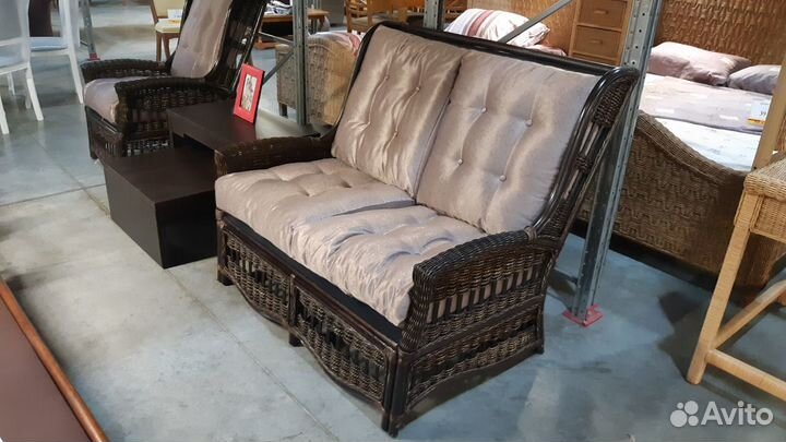 Набор плетеной мебели из натурального ротанга