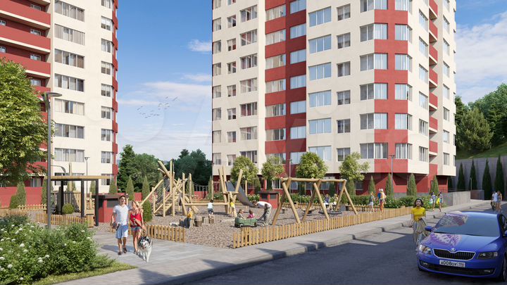 2-к. квартира, 64,7 м², 2/15 эт.