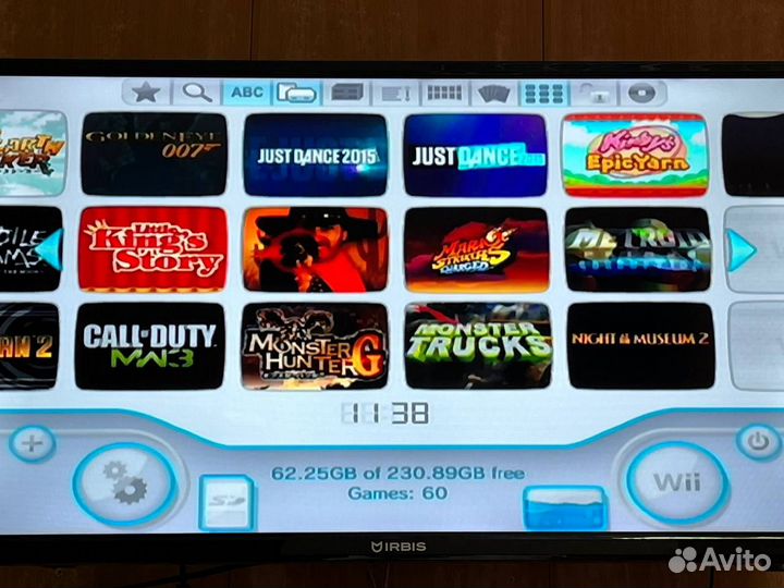 Nintendo Wii 256 GB Прошитый. Много игр бесплатно