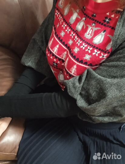 Шарф с рукавами, спина в тепле