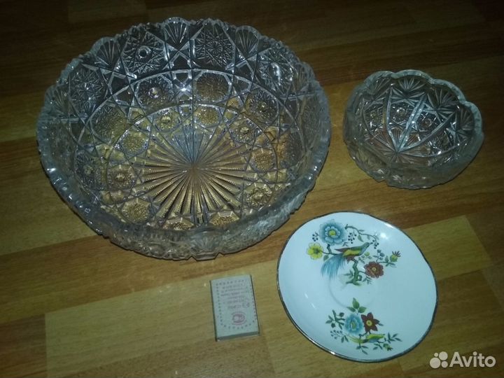 Чайный набор, хрусталь СССР